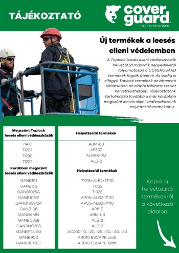 Leesés elleni védelem új termékek