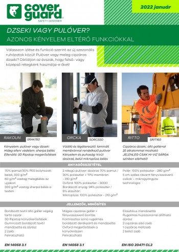 Új dzsörzé és polár dzsekik és pulóverek