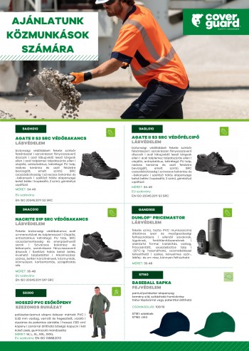 Közmunka számára ajánlott termékkínálatunk