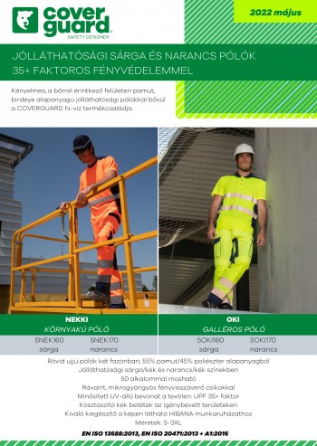 OKI és NEKKI jólláthatósági pólók