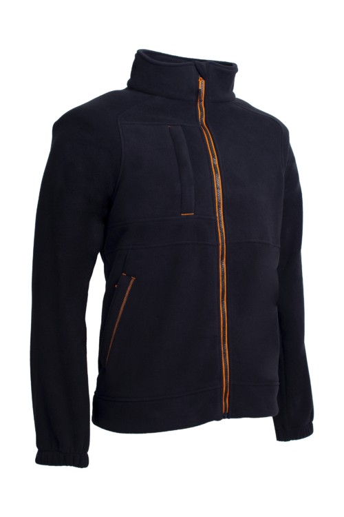 5KOA310_1 KOALA FEKETE-NARANCS POLÁR DZSEKI