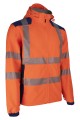 NEBULO FLUO NARANCSSÁRGA SOFTSHELL