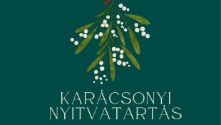 Karácsonyi nyitvatartás 2025