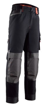 TELICA II fekete / narancs deréknadrág