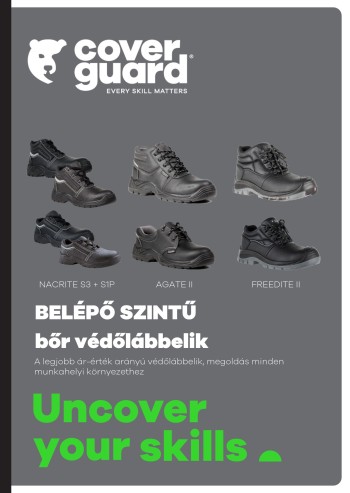 Belépő szintű bőr védőlábbelik